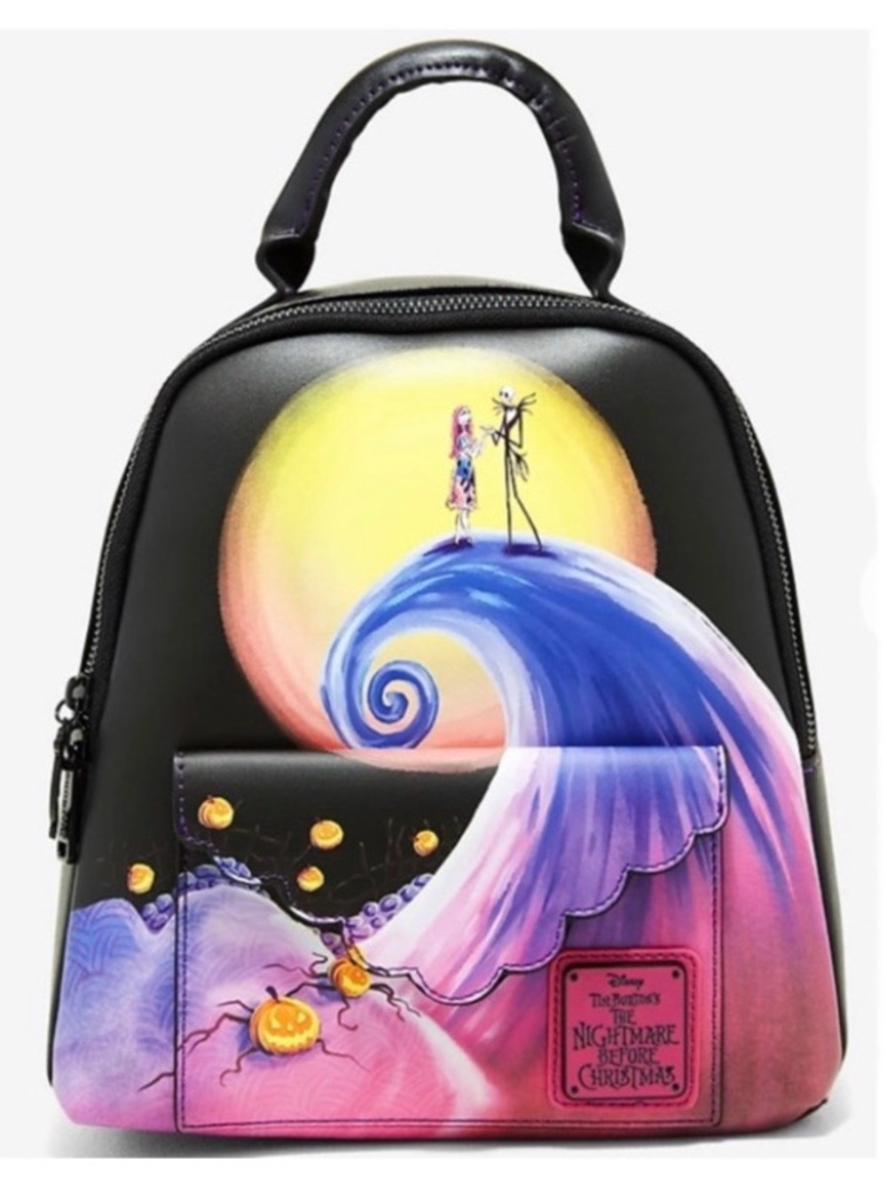 NEW Loungefly Disney The Nightmare Before Christmas Spiral Hill Backpack